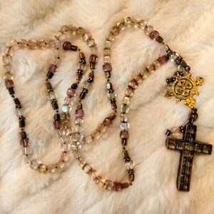 Virgin Saints and Angels East/West Cross Rosary ♥️